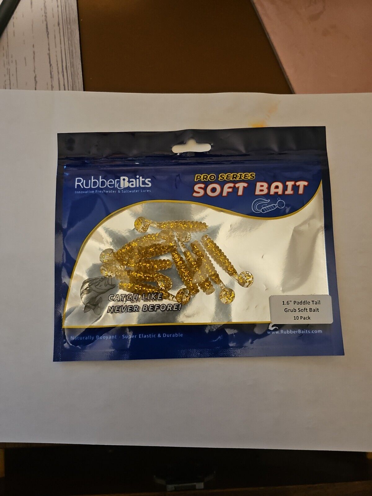 1.6" Paddle Tail Grub Soft Bait