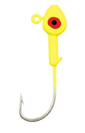 Eagle Claw Eagle Claw Saltwater Fish Head 1/8oz 10ct Chartreuse