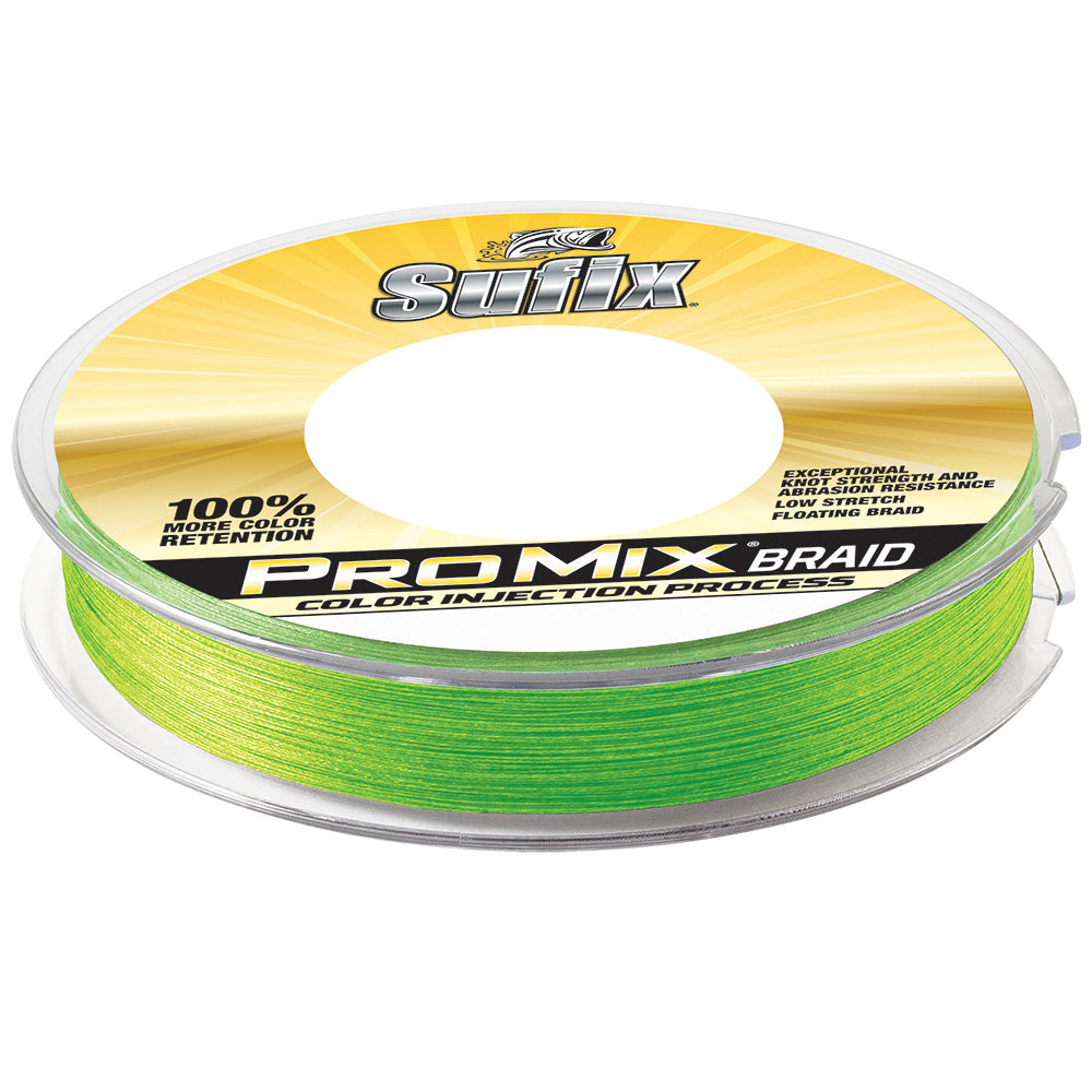 Sufix ProMix® Braid - 10lb - Neon Lime - 300 yds