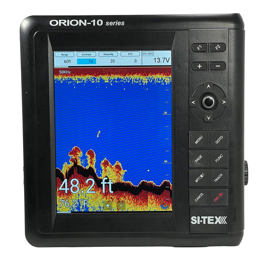 SI-TEX 10" Chartplotter/Sounder Combo w/Internal GPS & C-MAP 4D Card