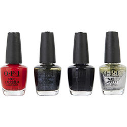Opi Love Opi 4 Pc Set - Ornament To Be Together + Coalmates + Holdazed Over You + My Wish List --4x3.75ml/0.125oz By Opi