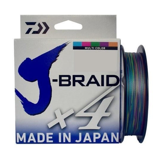 Daiwa J-Braid X4 Filler Spool Multi-Color 300 Yds
