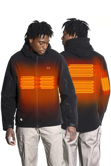 ANTARCTICA Fleece Heating Jacket For Men-Black