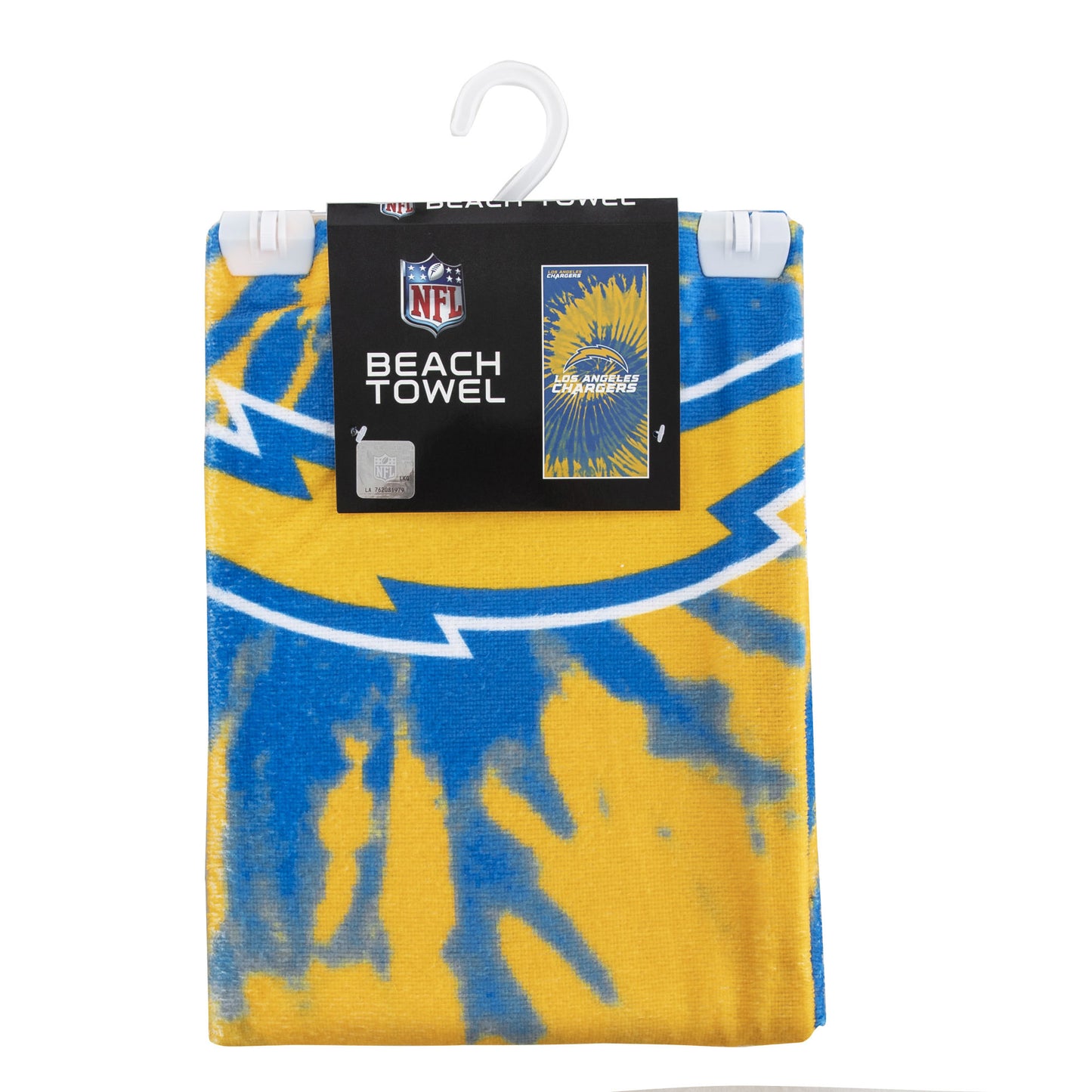Chargers OFFICIAL NFL "Psychedelic" Beach Towel; 30" x 60"