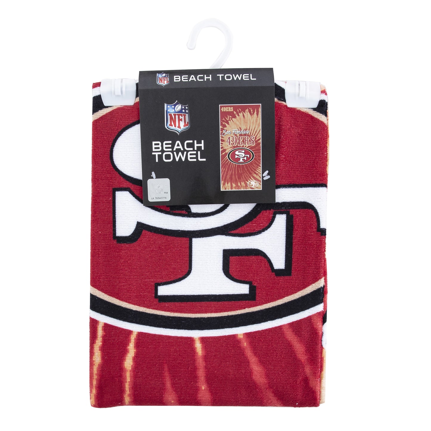 49ers OFFICIAL NFL "Psychedelic" Beach Towel; 30" x 60"