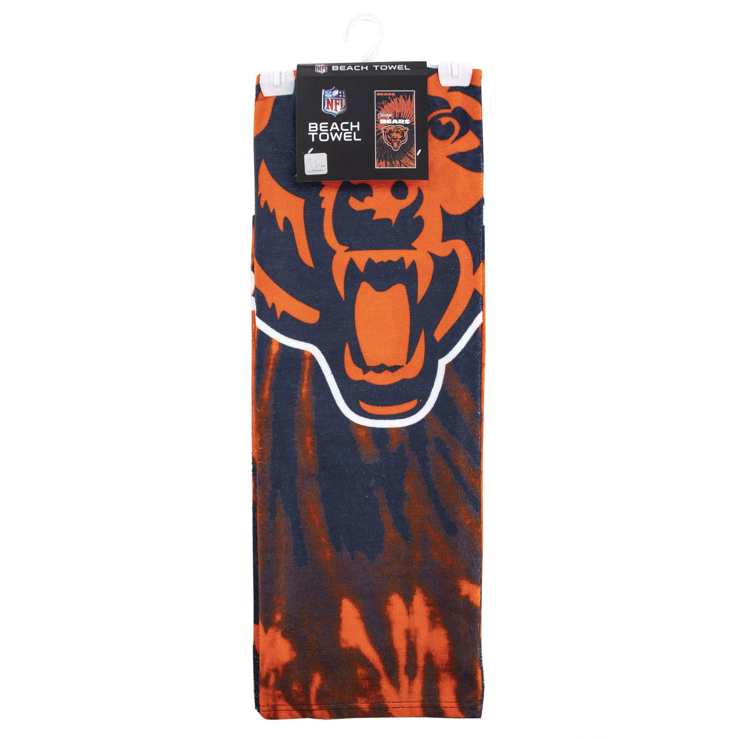 Bears OFFICIAL NFL "Psychedelic" Beach Towel; 30" x 60"
