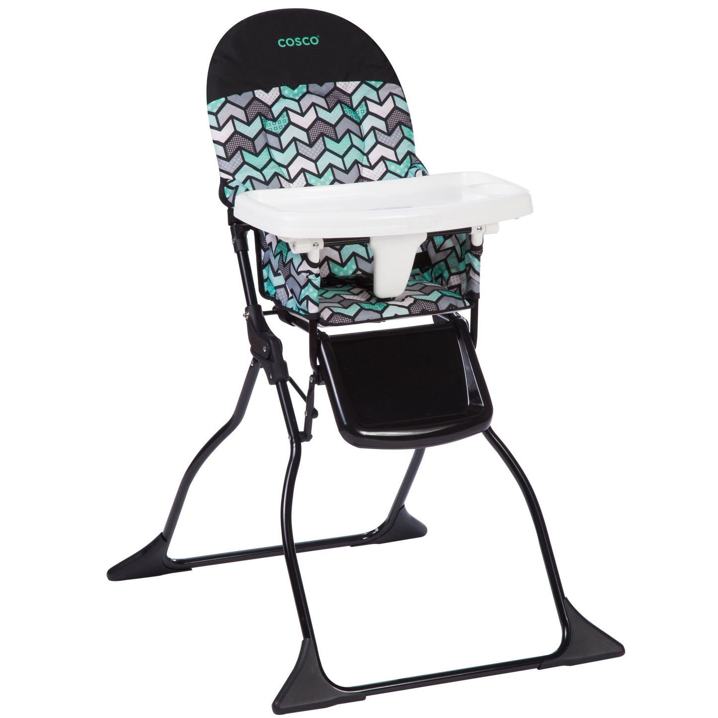 Simple Fold Full Size High Chair with Adjustable Tray
