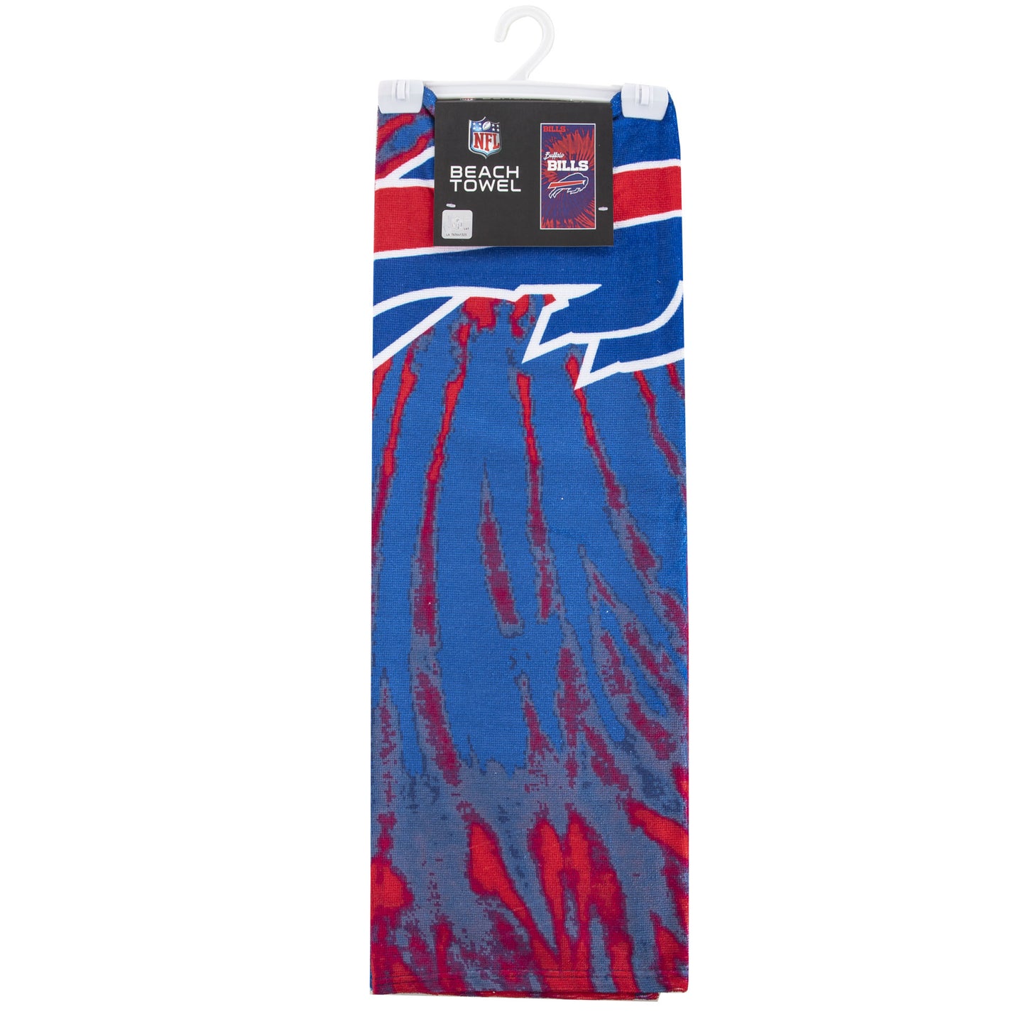 Bills OFFICIAL NFL "Psychedelic" Beach Towel; 30" x 60"