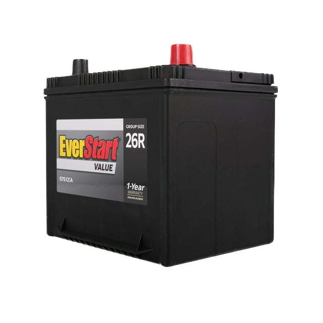 EverStart Value Lead Acid Automotive Battery, Group Size 26R - 540 CCA - 12 Volts
